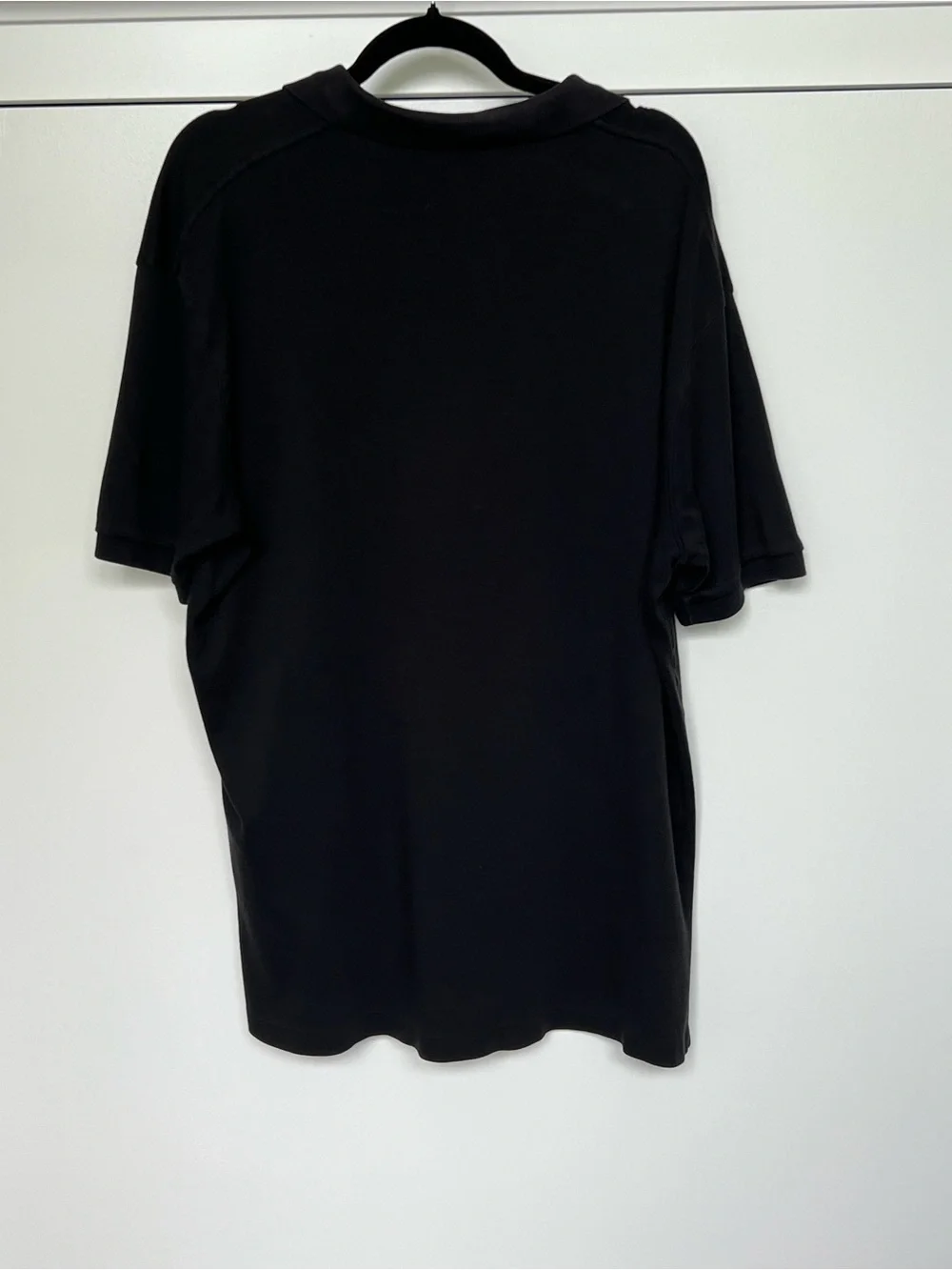 Ralph Lauren Black Polo with Red Pony Logo